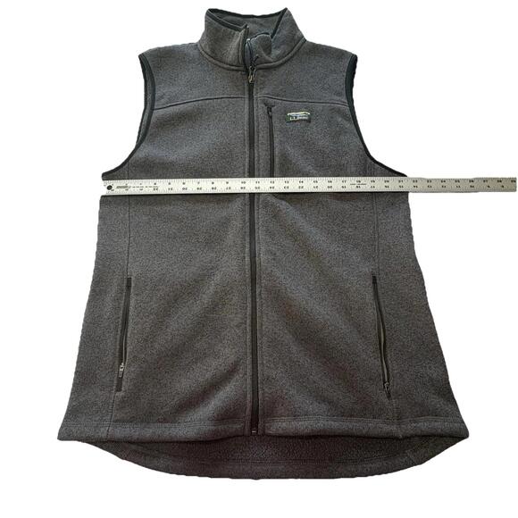 LL Bean Fleece Vest Grey XLT - Picture 8 of 8